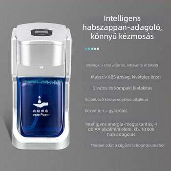 Goda falra szerelt automata érzékelő habos szappan adagoló – ABS, CE tanúsítvány, 520 g, indukciós működés