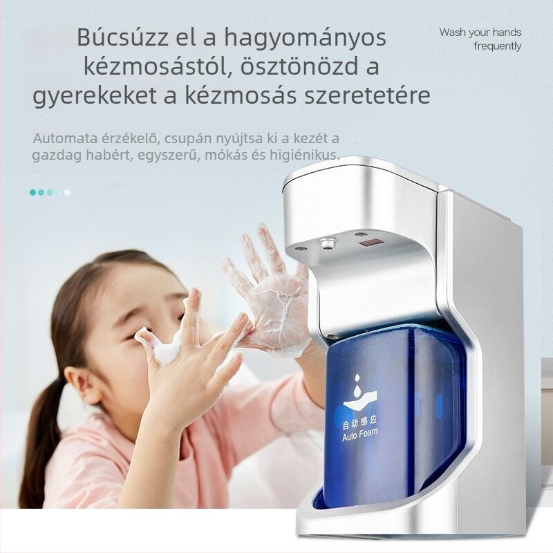 Goda falra szerelt automata érzékelő habos szappan adagoló – ABS, CE tanúsítvány, 520 g, indukciós működés