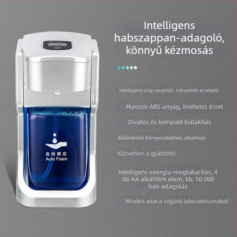 Goda falra szerelt automata érzékelő habos szappan adagoló – ABS, CE tanúsítvány, 520 g, indukciós működés