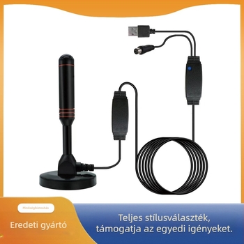 ZY Belső autó DTMB/DVB-T2 antenna erősítővel és kiterjesztett szívókupakkal