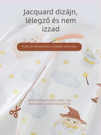 Gyerekeknek otthoni nadrág, magas derekú, 100% pamut, uniszex, cartoon mintával, lélegző és meleg tavaszra és őszre