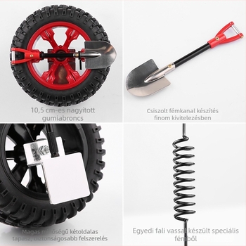 Autó és motorkerékpár dekoratív antenna, kártya-szegélyes szerelés, mini tartalékkerék inspirálta csomagtartó díszítés