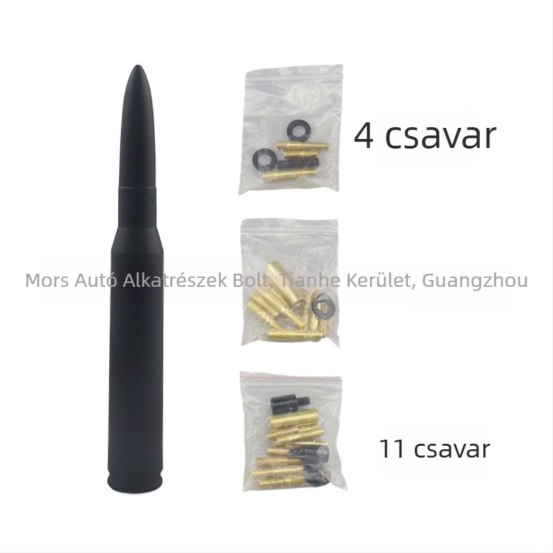 Autó rádió antenna, Mullers 1035, csavaros telepítés, kompatibilis több modelllel
