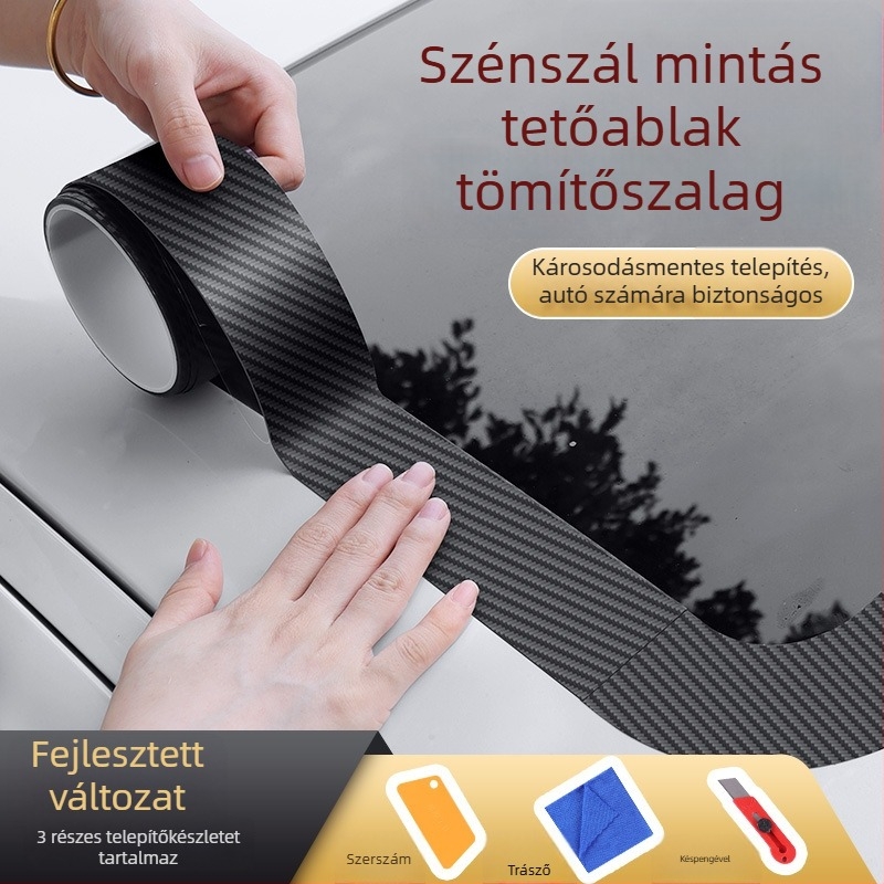 Autó napfény tetőablak tömítőcsík - ragasztós tetőüveg tömítés