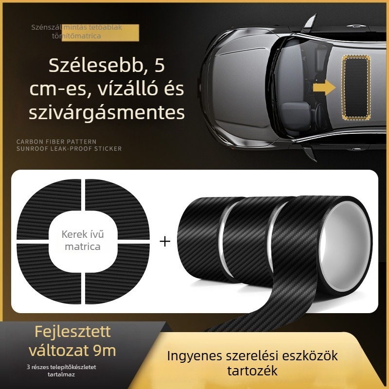 Autó napfény tetőablak tömítőcsík - ragasztós tetőüveg tömítés