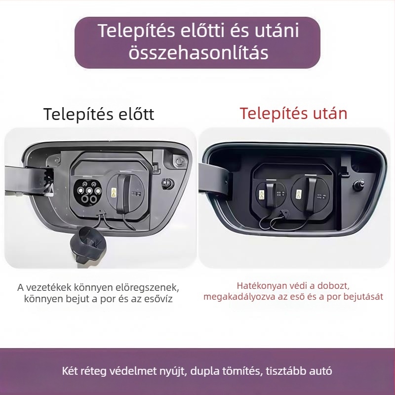 Mechanikai tömítés a tankfedélhez — por- és esőálló szalag, deszikkáns betét, kompatibilis a középső konzollal, modell C01B10C11C10C16