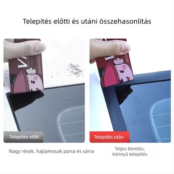 Autó tömítőszalag, univerzális, gumiból, T-típus, a napfénytető és az első/hátsó szélvédő közötti résekhez