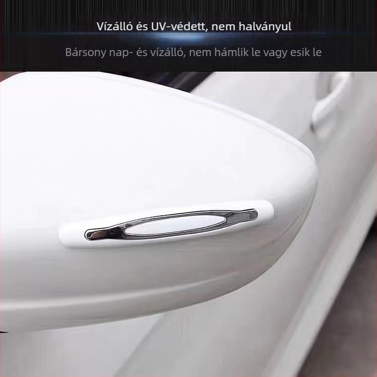 Tongtong optimization Autóajtó élvédő és hátsó tükör védőcsík – PVC+ABS, modell 9216, univerzális
