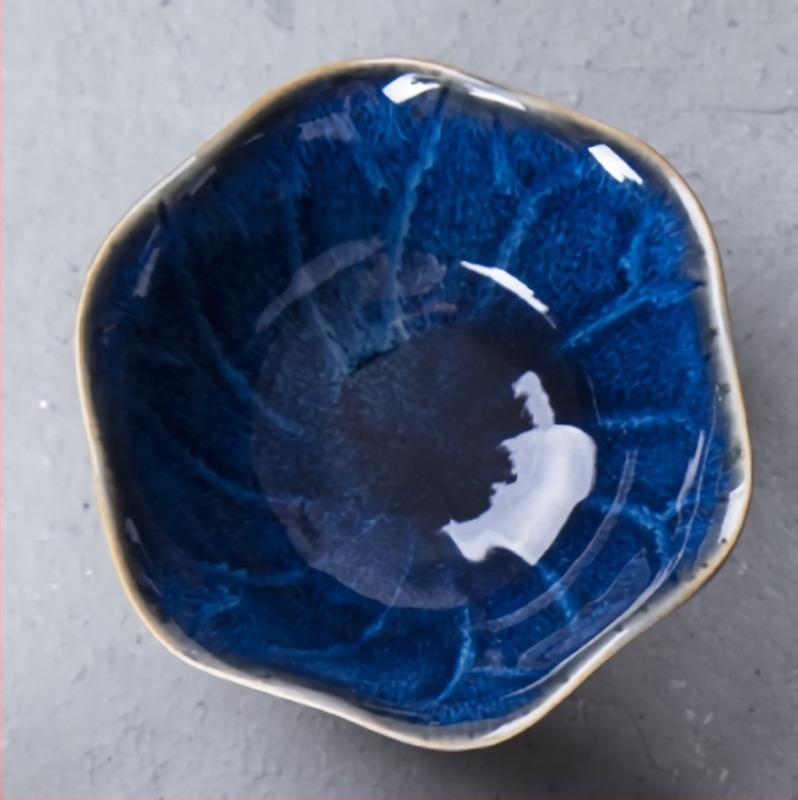 Japán stílusú porcelán rizstál, virágmintás, kerek formájú, mikróban használható, logó testreszabás elérhető