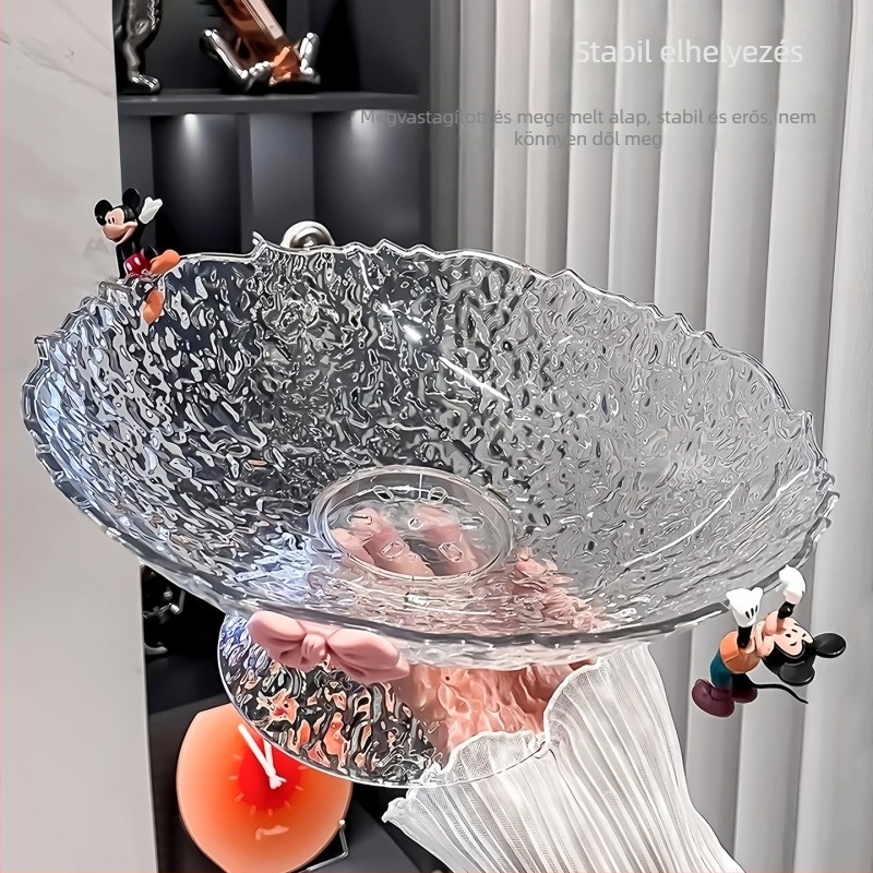 Akril gyümölcstál, világos luxus stílus, Initial benefit márka, prémium termék