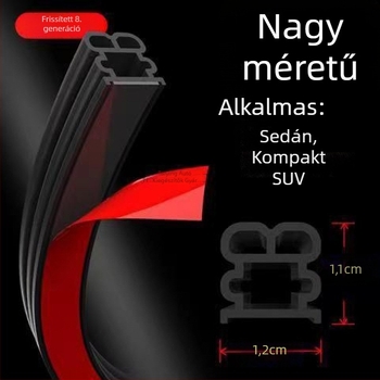 Kamion kabinjának ajtó tömítőszalagja – kettős rétegű szilikonból, zajcsökkentés és vízállóság