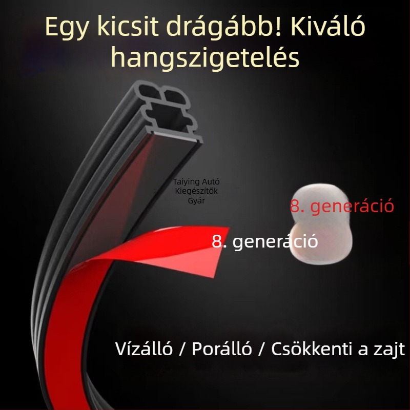 Kamion kabinjának ajtó tömítőszalagja – kettős rétegű szilikonból, zajcsökkentés és vízállóság
