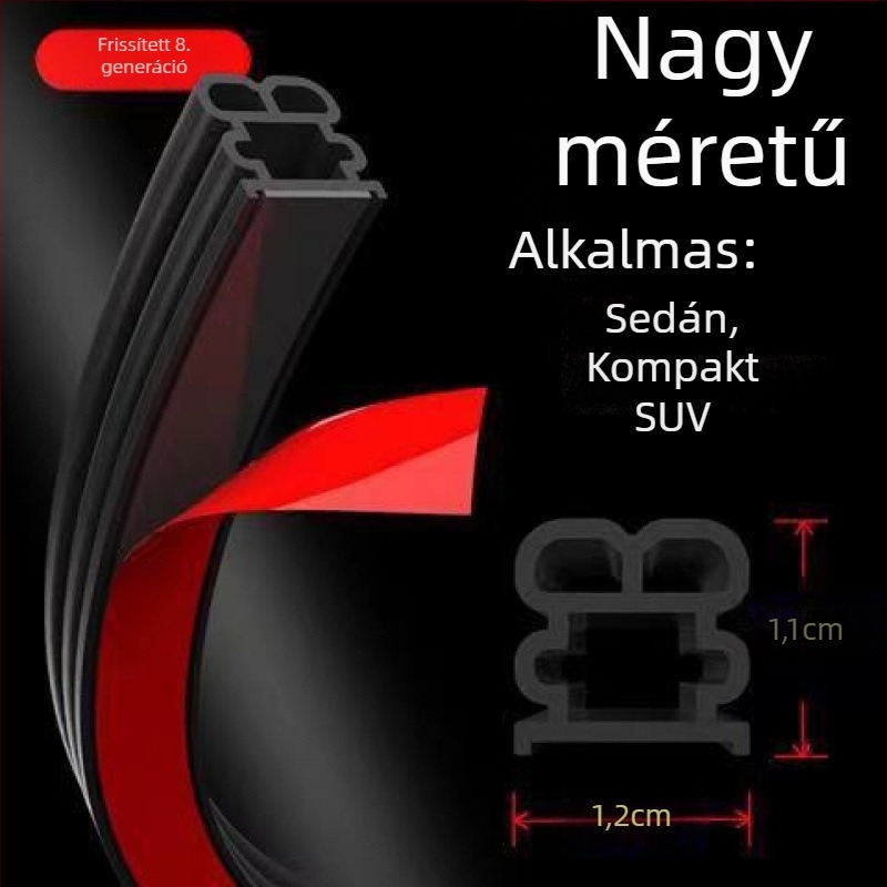 Kamion kabinjának ajtó tömítőszalagja – kettős rétegű szilikonból, zajcsökkentés és vízállóság