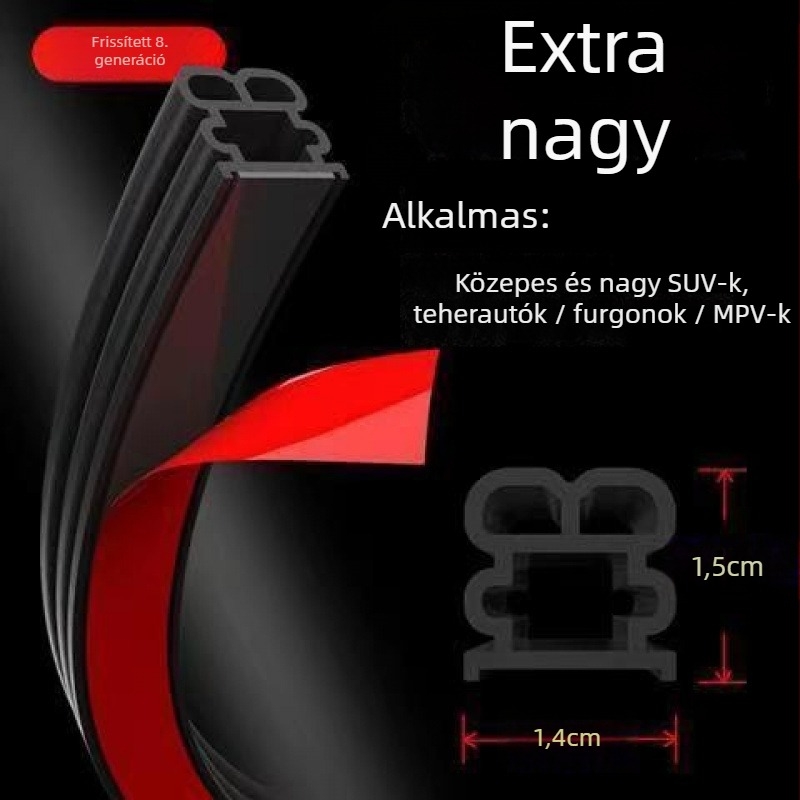 Kamion kabinjának ajtó tömítőszalagja – kettős rétegű szilikonból, zajcsökkentés és vízállóság