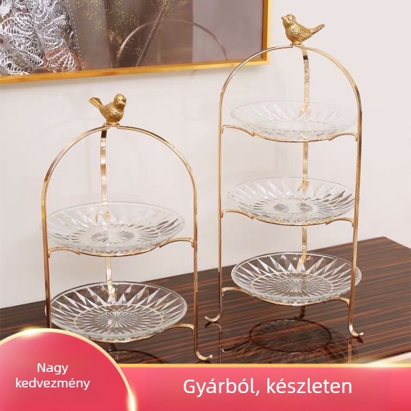 Vasból készült dekoratív dohányzóasztal-tál elektroplakált felülettel – modern, minimalist stílus, európai és amerikai dizájn, ideális ajándék esküvőkre, házavatóra és partira