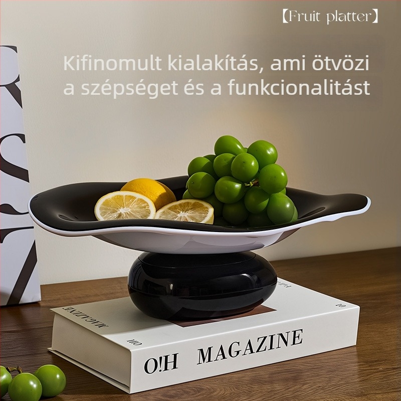 Műanyag gyümölcstál, márka Small Nose, első osztályú minőség, egyszerű stílus