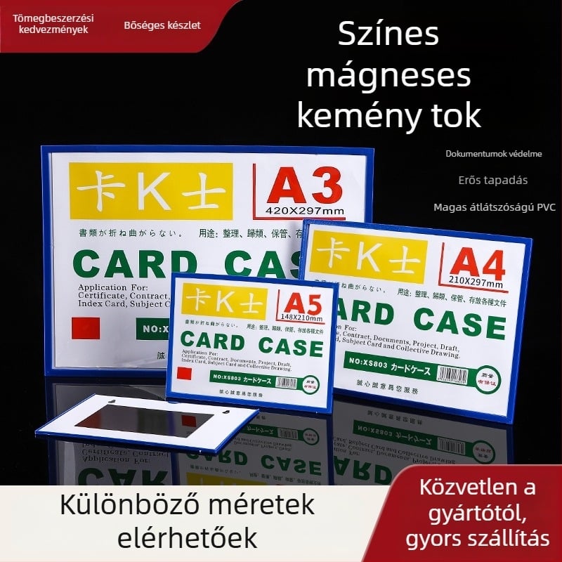 PVC mágneses kártyatartó – mágneses kijelzővel, Jieyang márka, Üzleti/irodai stílus
