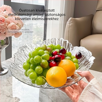 2 darabos gyümölcstál készlet nappali asztalhoz, egyszerű stílus