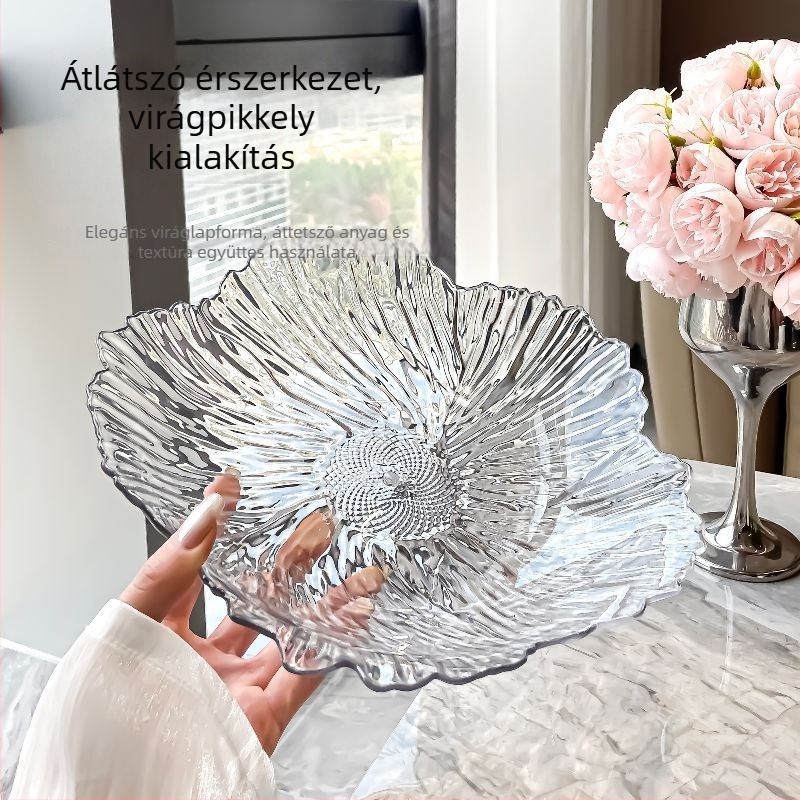 2 darabos gyümölcstál készlet nappali asztalhoz, egyszerű stílus