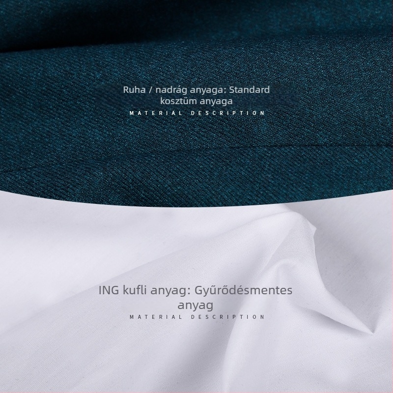 Gyerekeknek szóló háromrészes kosztüm brit stílusban, csíkos mintával, 3–8 éveseknek, 70% poliészter