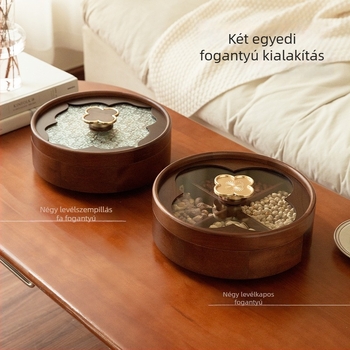 Jumao Fából készült gyümölcstál – Egyszerű stílus, 2025-ös megjelenés