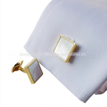 Mandzsettagombok réz anyagból, minimalisták, uniszex, geometriai kialakítás, elektroplatált bevonattal