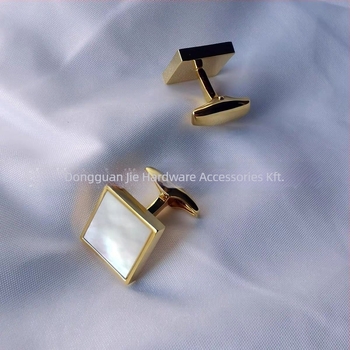 Mandzsettagombok réz anyagból, minimalisták, uniszex, geometriai kialakítás, elektroplatált bevonattal