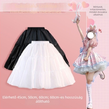 Lolita Petticoat Kristályos Háló Napi Állítható Belső Szoknya (Csont nélküli, Márka Other, Raktáron, Felnőttek, 2023 Ősz)