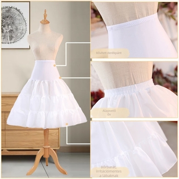 Lolita Petticoat Kristályos Háló Napi Állítható Belső Szoknya (Csont nélküli, Márka Other, Raktáron, Felnőttek, 2023 Ősz)