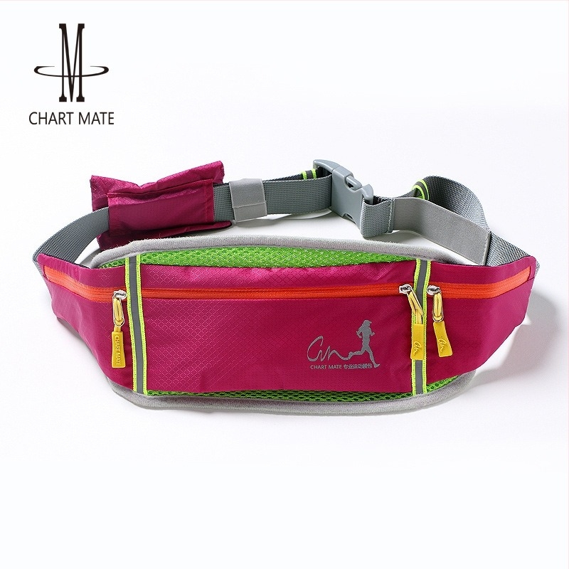 CHATMATE uniszex deréktáska futáshoz — vízálló, lélegző, lopás elleni védelem.