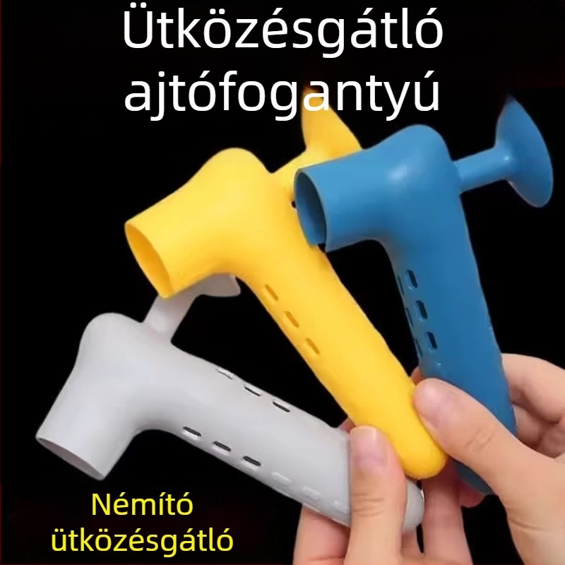 Szilikon ajtófogantyú védő készlet – ütközésgátló, zajcsillapító, modell F2451, modern minimalist stílus