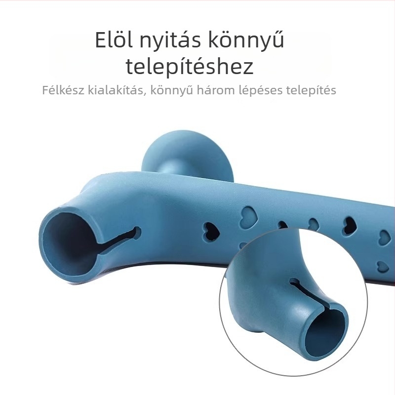 Szilikon ajtófogantyú védő készlet – ütközésgátló, zajcsillapító, modell F2451, modern minimalist stílus