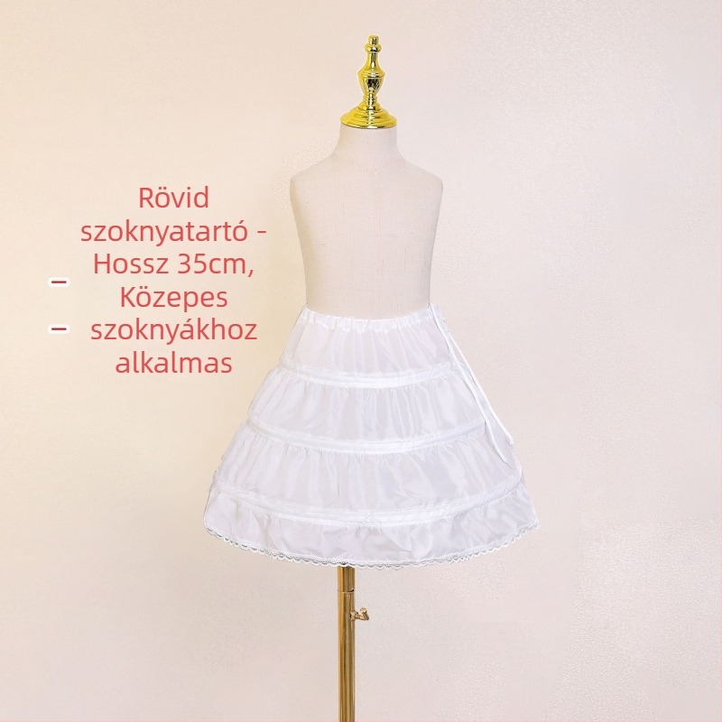 Gyerekeknek készült petticoat acél karikákkal hercegnő ruhához
