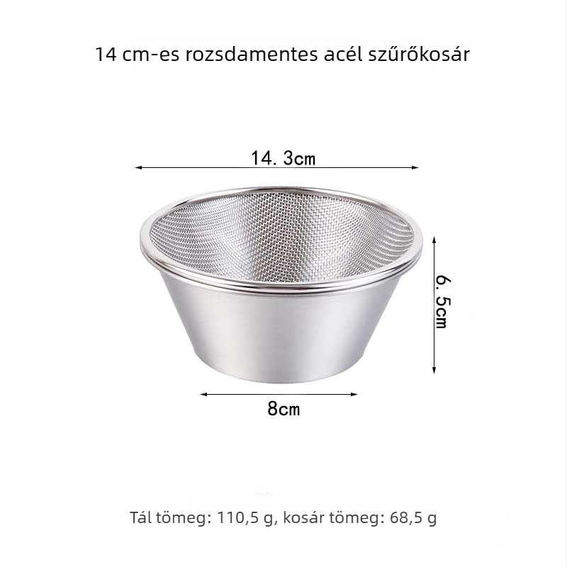 304 rozsdamentes acél lefolyókosár — multifunkcionális konyhai szűrő, modern design