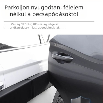 Autóajtó ütközésvédő szalag mágneses szívóerővel, univerzális méret, karcolásvédő párna