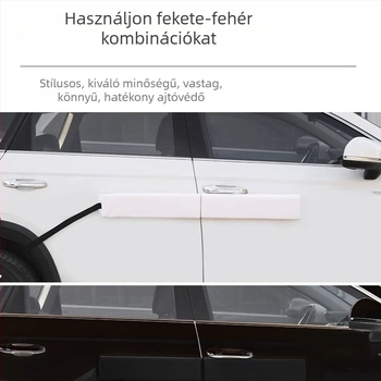 Autóajtó ütközésvédő szalag mágneses szívóerővel, univerzális méret, karcolásvédő párna