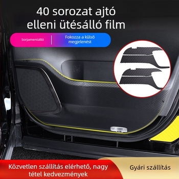 Ajtóvédő fólia belső kartámasz Alphard/Vellfire, PVC, ALF40, Happy Fire, ütközésgátló ragasztó