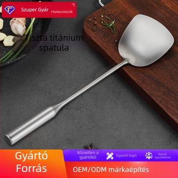 Huachui Titán főző spatula titánium fogantyúval, magas hőmérséklet-állóság