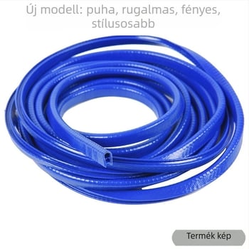 Autóajtó ütközésvédő szalag - univerzális, ragasztómentes - ajtó él védelme - karcolásálló - dekoratív kiegészítő