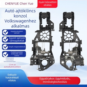 Fekete ajtókilincs tartó és alap (3C0837885H/3C0837886H), Volkswagen-kompatibilis
