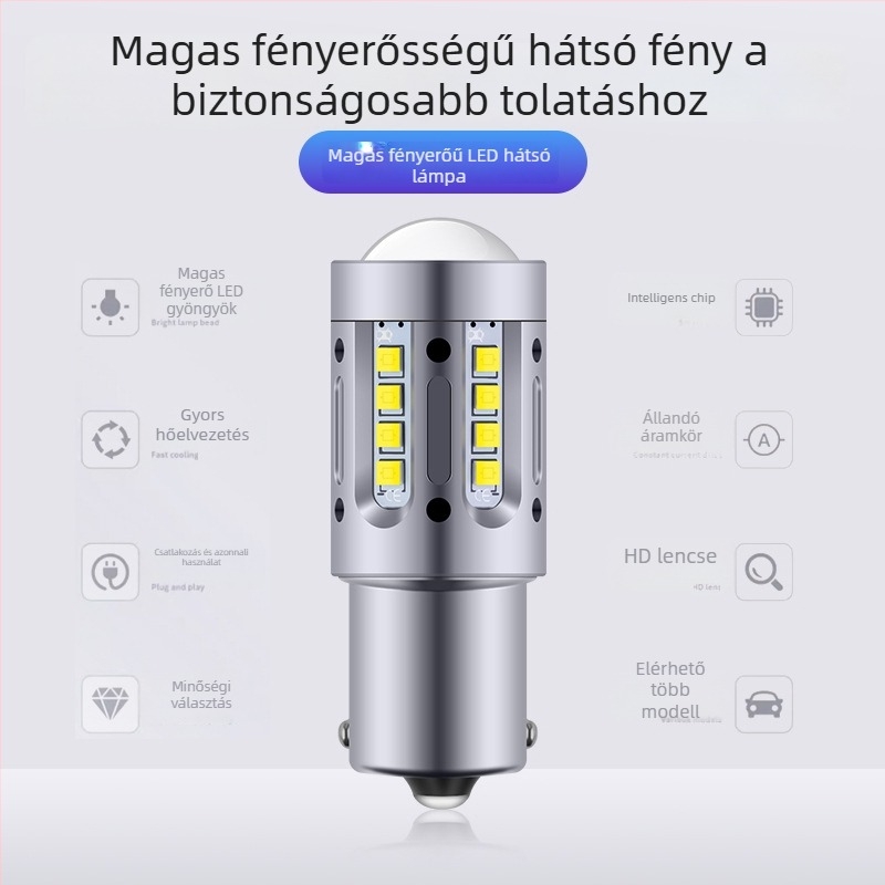 JC LED tolató hátsó lámpa – 24W, 12-36V, 12000LM, 0.7A, 50000h