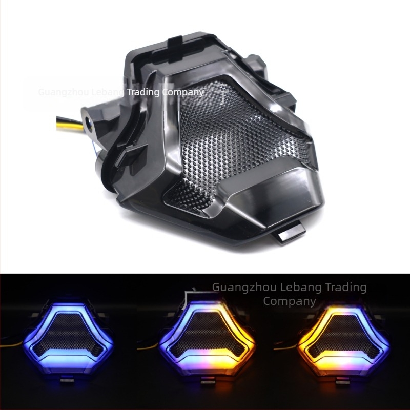 Yamaha R3/R25/R15Z motorkerékpár LED hátsó lámpa LED fényvezetővel (12V, 1W, Modell RBNWD-020)