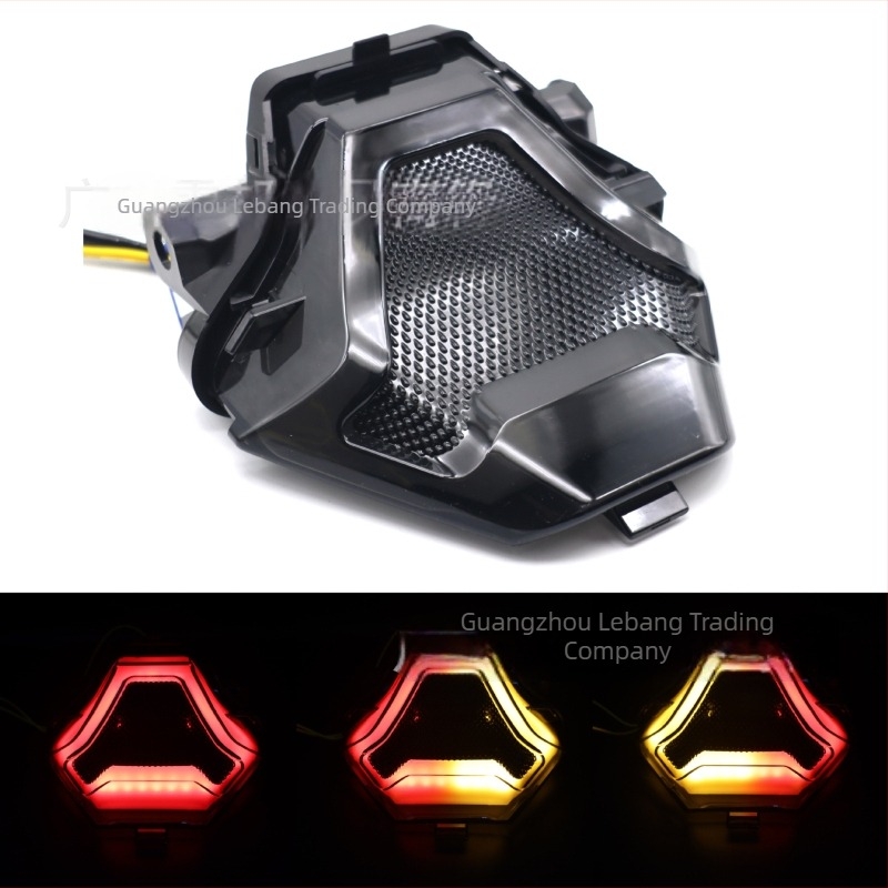 Yamaha R3/R25/R15Z motorkerékpár LED hátsó lámpa LED fényvezetővel (12V, 1W, Modell RBNWD-020)