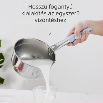 Nagyméretű kantinériás leveses kanál, rozsdamentes acél, Rongyou márka, eredet Chaozhou, Kína, logó nyomtatás lehetséges, 2016 nyarán debütált.