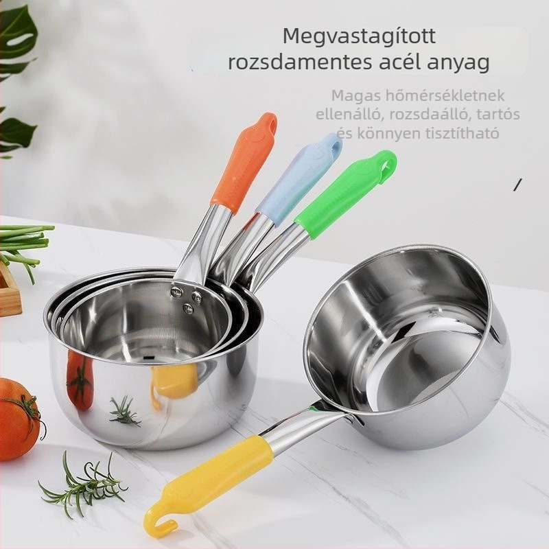 Nagyméretű kantinériás leveses kanál, rozsdamentes acél, Rongyou márka, eredet Chaozhou, Kína, logó nyomtatás lehetséges, 2016 nyarán debütált.