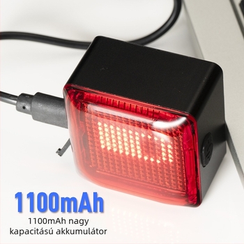 Anqiyou NQY DIY programozható hátsó kerékpár lámpa intelligens szenzorral országúti kerékpárokhoz