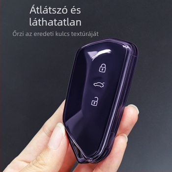 Volkswagen kulcstartó tok – teljes készlet, TPU anyag, egyszerű stílus