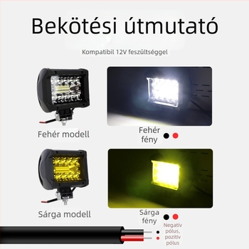 Kevanly Drum Work Light LED 12V, 6500K, 50 000 óra élettartam