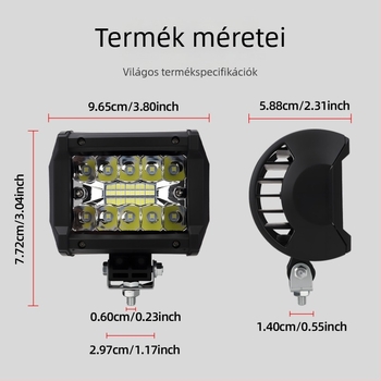 Kevanly Drum Work Light LED 12V, 6500K, 50 000 óra élettartam