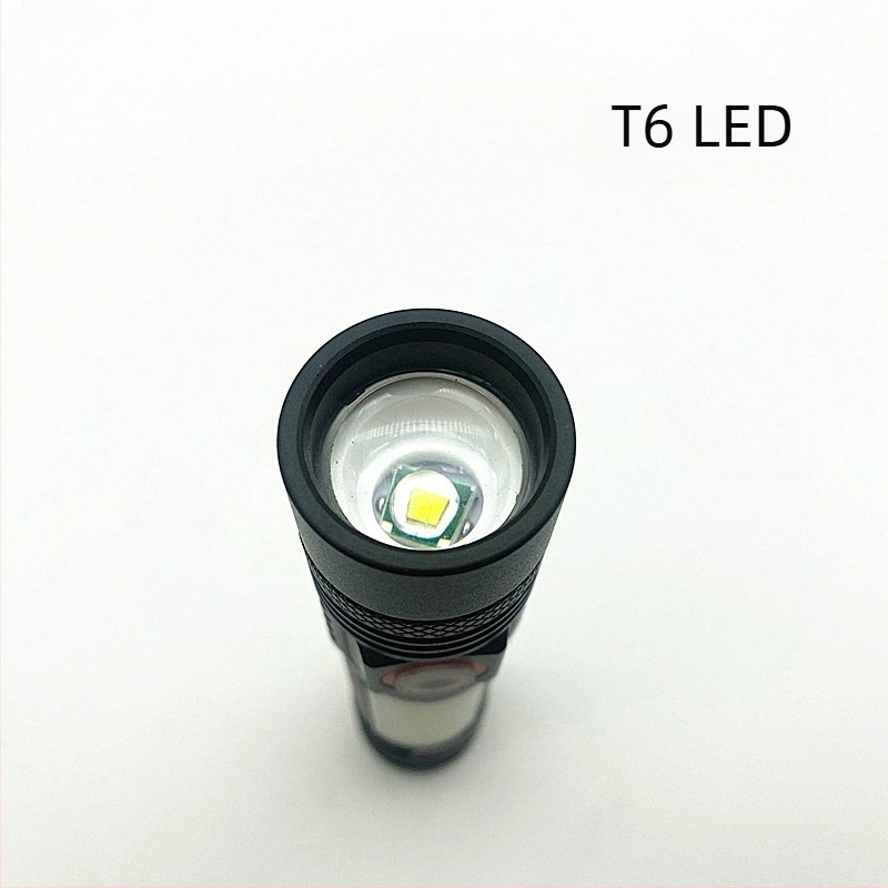 Type-C Töltő COB LED Munkalámpa Autójavításhoz – Alumínium ötvözet burkolat, 1200mAh akkumulátor, 5W+3W, 360° forgás, 100–200m hatótávolság